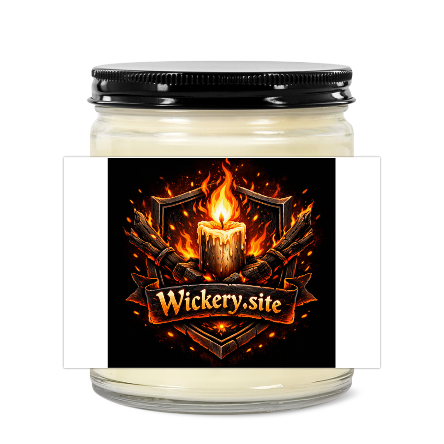 Vanilla Bean scented soy candle label